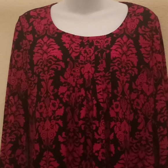 Susan Graver Printed Blouse - Picture 4 of 12